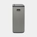 Brabantia Bo Touch Bin, 2 x 30L - Mineral Concrete Grey