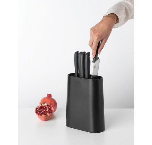 Bloc couteaux avec 5 couteaux - Tasty+ - Dark Grey  Brabantia