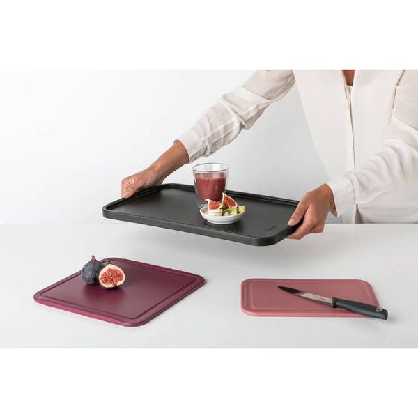 Brabantia Tasty+ Snijplankenset plus dienblad, 3-delig - 