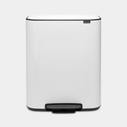 Brabantia Bo Pedaalemmer 2x30l White