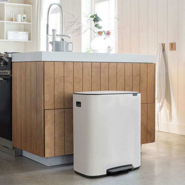 Brabantia Bo Pedaalemmer 2x30l White