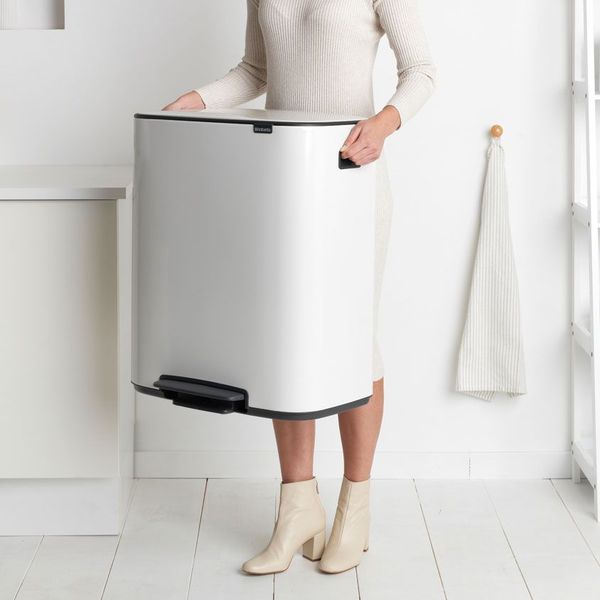 Brabantia Bo Pedaalemmer 2x30l White