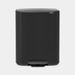 Brabantia Bo Pedaalemmer 2x30L Matt Black