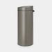 Brabantia Touch Bin New 30L Platinum