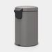 Brabantia NewIcon Pedaalemmer 12L Mineral Grey