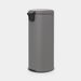 Brabantia NewIcon Pedaalemmer 30L Mineral Concrete Grey