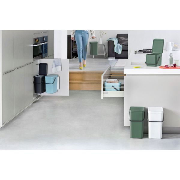 Brabantia Sort & go Afvalemmer 3L Grey