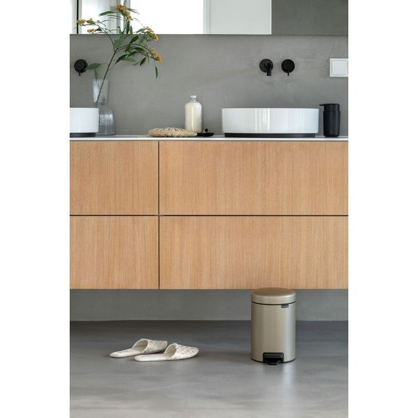 Brabantia NewIcon Pedaalemmer 3L Champagne