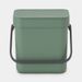 Brabantia Sort & Go Afvalemmer 3L Green