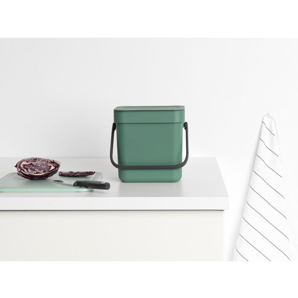 Brabantia Sort & Go Afvalemmer 3L Fir Green