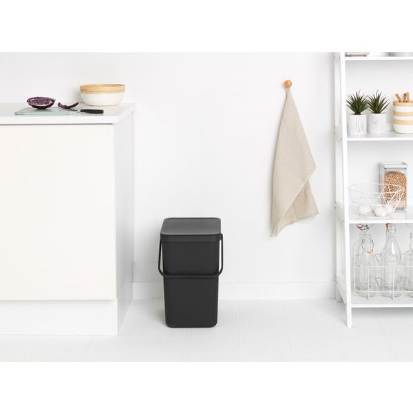 Brabantia Sort & Go Afvalemmer 25L Grey