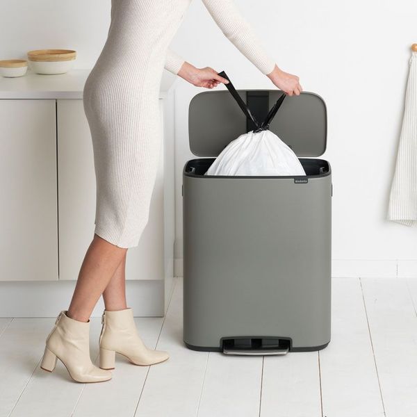 Brabantia Bo Pedaalemmer 60l Grey