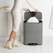 Brabantia Bo Pedaalemmer 60l Grey