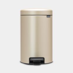 Brabantia NewIcon Pedaalemmer 12L Champagne