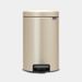 Brabantia NewIcon Pedaalemmer 12L Champagne