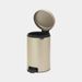 Brabantia NewIcon Pedaalemmer 12L Champagne