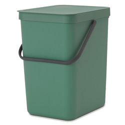 Sort & Go Afvalemmer 25L Fir Green 