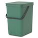 Sort & Go Afvalemmer 25L Fir Green 