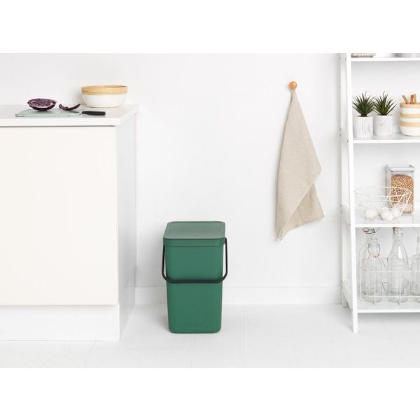 Brabantia Sort & Go Afvalemmer 25L Fir Green