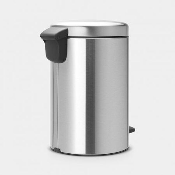 Brabantia newIcon pedaalemmer 3 liter met kunststof binnenemmer Brilliant Steel