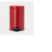 Brabantia newIcon pedaalemmer 12 liter met kunststof binnenemmer Passion Red