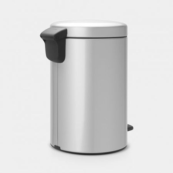 Brabantia newIcon pedaalemmer 12 liter met kunststof binnenemmer Metallic Grey