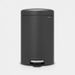 Brabantia newIcon pedaalemmer 12 liter met kunststof binnenemmer Mineral Infinite Grey