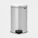 Brabantia newIcon pedaalemmer 20 liter met kunststof binnenemmer Metallic Grey