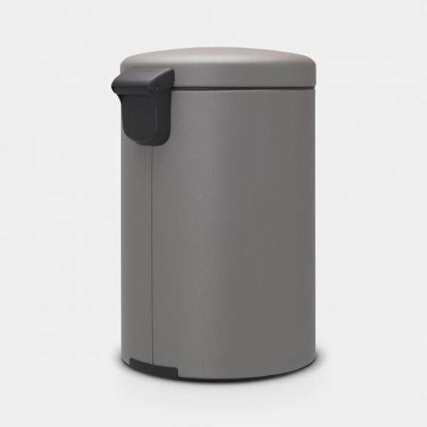 Brabantia newIcon pedaalemmer 20 liter met kunststof binnenemmer Mineral Concrete Grey