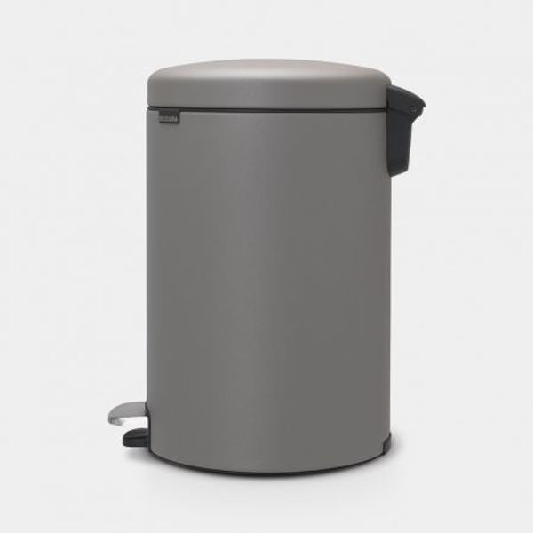 Brabantia newIcon pedaalemmer 20 liter met kunststof binnenemmer Mineral Concrete Grey