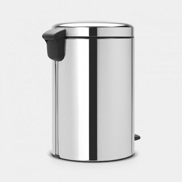 Brabantia newIcon pedaalemmer 20 liter met metalen binnenemmer Brilliant Steel