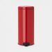 Brabantia newIcon pedaalemmer 30 liter met kunststof binnenemmer Passion Red