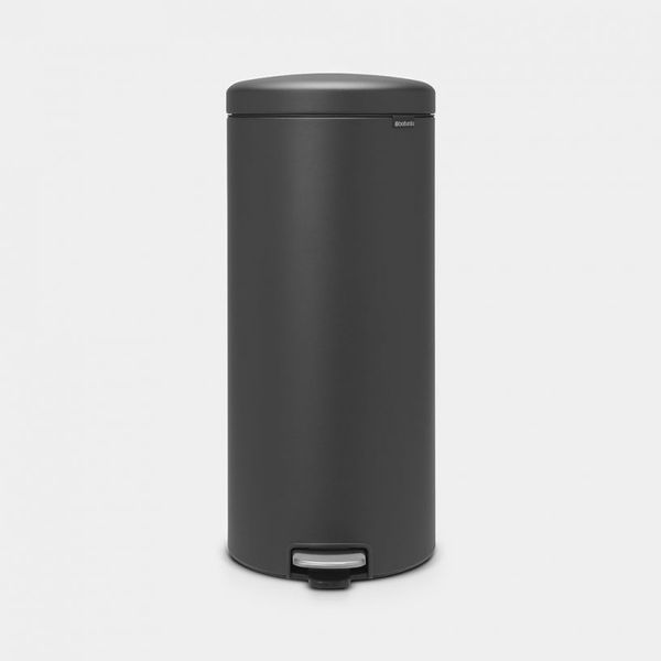 Brabantia newIcon pedaalemmer 30 liter met kunststof binnenemmer Mineral Infinite Grey