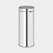 Brabantia Touch Bin afvalemmer 30 liter met kunststof binnenemmer Brilliant Steel