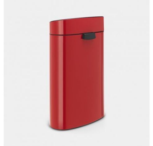 Touch Bin afvalemmer 40 liter met kunststof binnenemmer Passion Red  Brabantia