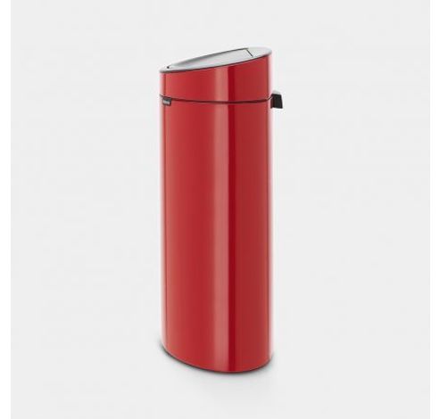 Touch Bin afvalemmer 40 liter met kunststof binnenemmer Passion Red  Brabantia