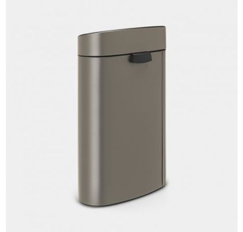 Touch Bin afvalemmer 40 liter met kunststof binnenemmer Platinum  Brabantia