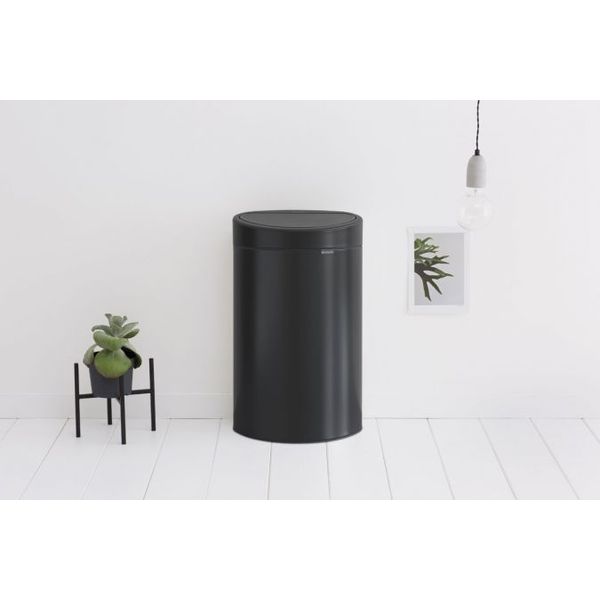 Brabantia Touch Bin afvalemmer 40 liter Matt Black