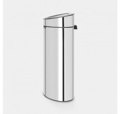 Touch Bin poubelle 40 litres avec seau intérieur synthétique Brilliant Steel  Brabantia