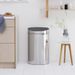 Brabantia Touch Bin afvalemmer 40 liter met kunststof binnenemmer Brilliant Steel