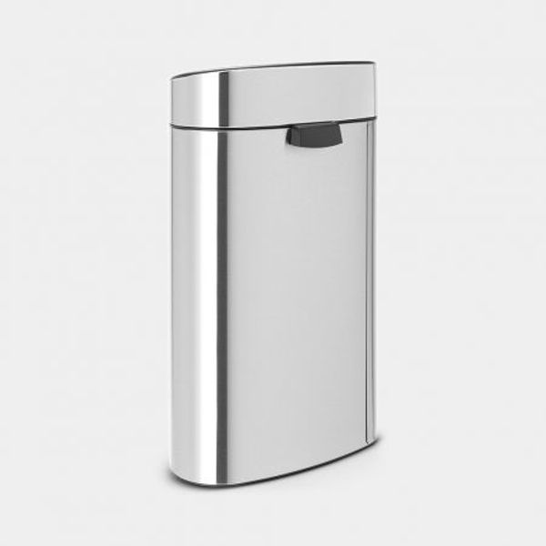 Brabantia Touch Bin afvalemmer 40 liter met kunststof binnenemmer Matt Steel Fingerprint Proof