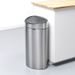 Brabantia Touch Bin afvalemmer 40 liter met kunststof binnenemmer Matt Steel Fingerprint Proof