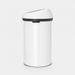 Brabantia Touch Bin afvalemmer 60 liter White