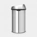 Brabantia Touch Bin afvalemmer 60 liter Matt Steel