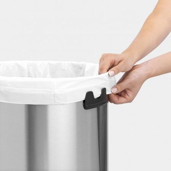 Brabantia Touch Bin afvalemmer 60 liter Matt Steel