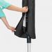 Brabantia Lift-o-Matic Advance droogmolen met beschermhoes en wasknijpertas 50m met metalen grondanker - Metallic Grey