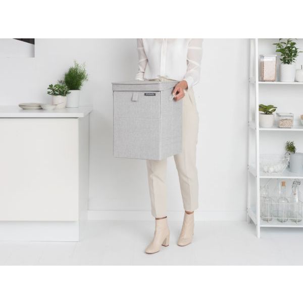 Brabantia Wasbox stapelbaar 35 liter Grey