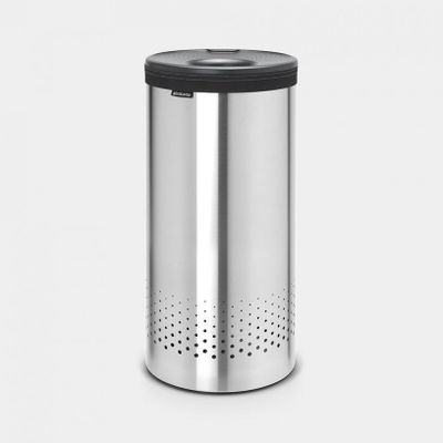 Wasbox 35 liter Matt Steel / Dark Grey kunststof deksel  Brabantia