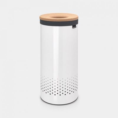 Corbeille à linge 35 litres White couvercle liège  Brabantia