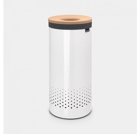 Corbeille à linge 35 litres White couvercle liège  Brabantia